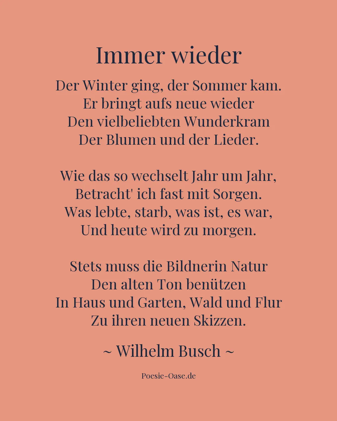 Illustration zu Immer wieder