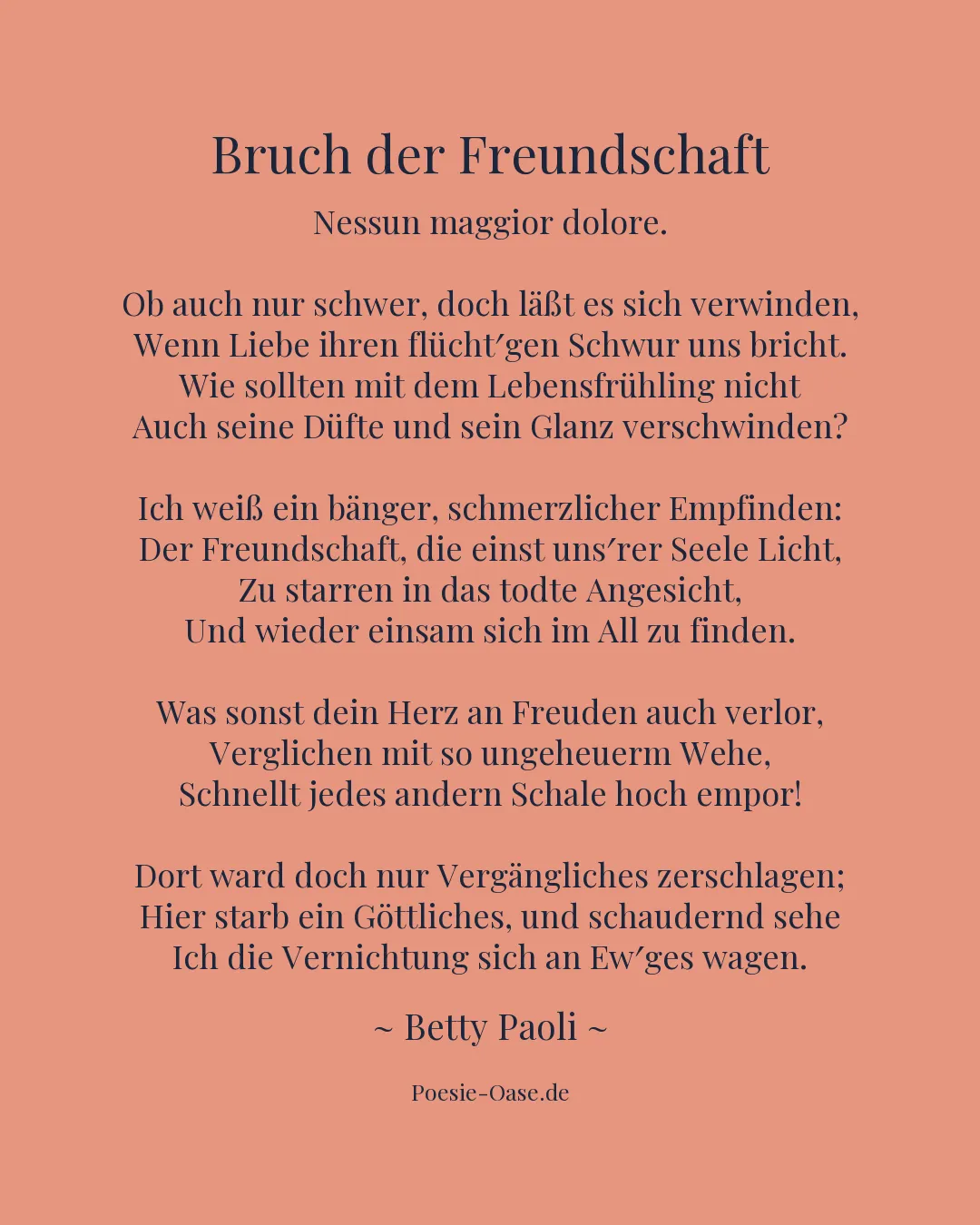 Illustration zu Bruch der Freundschaft