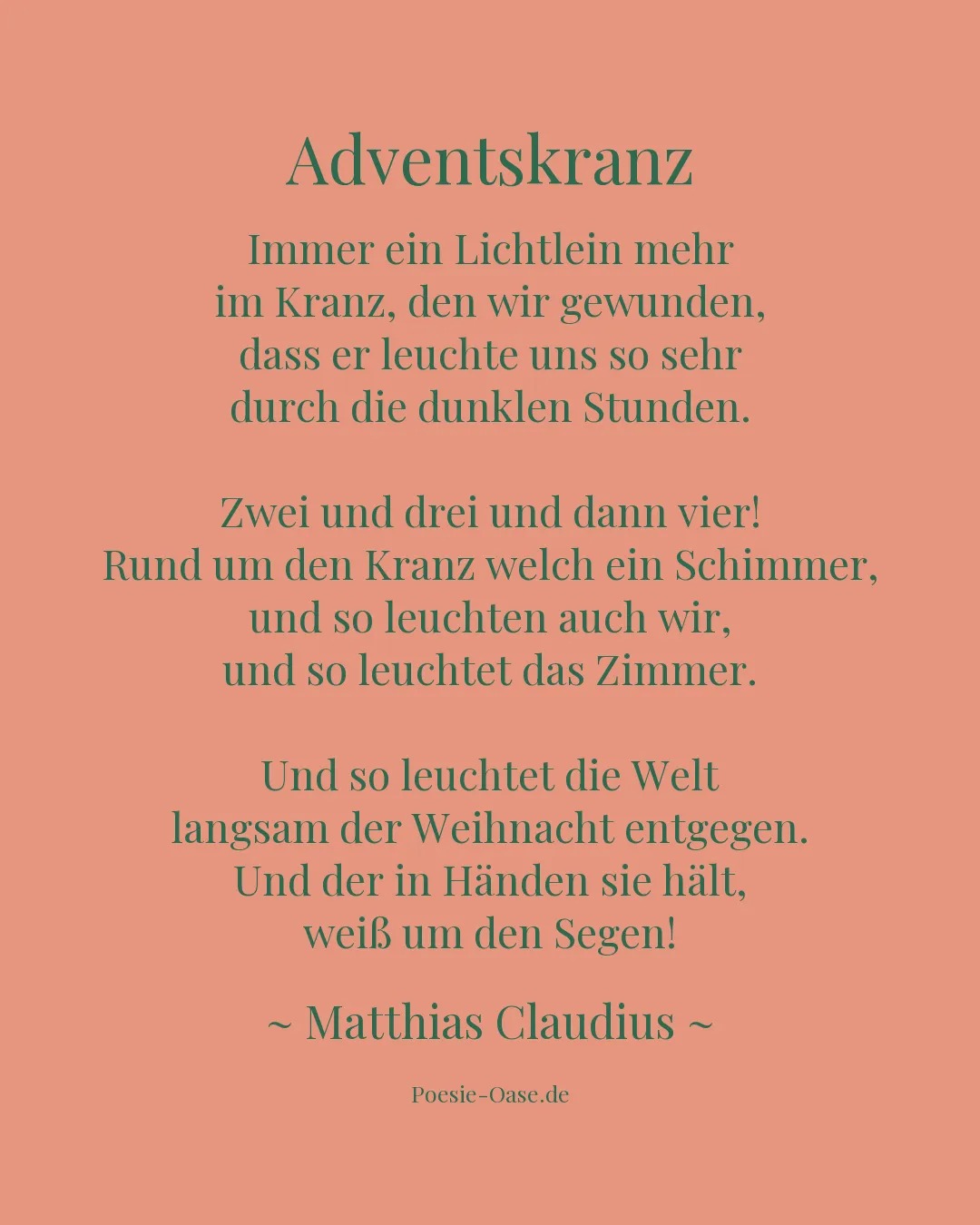 Illustration zu Adventskranz
