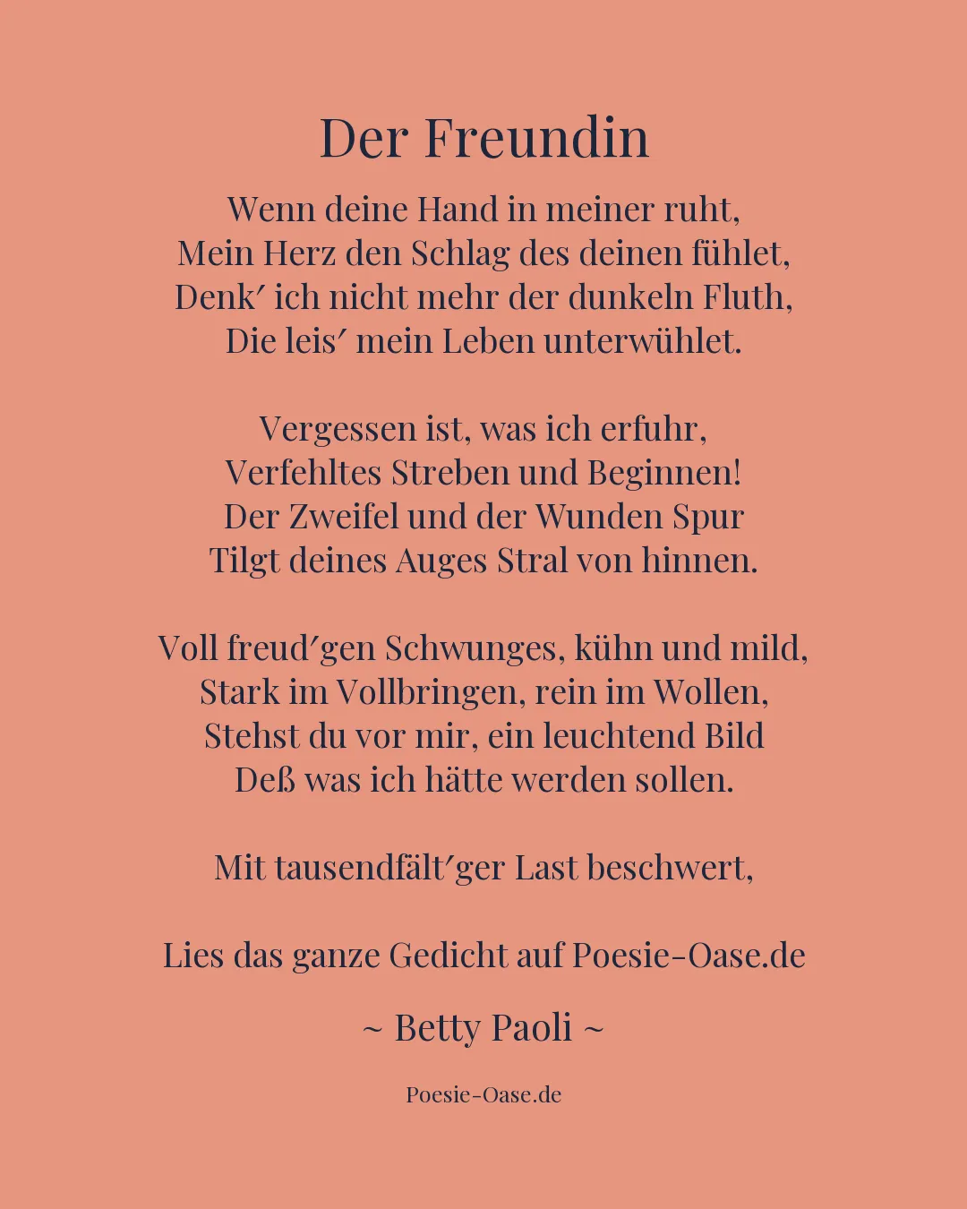 Illustration zu Der Freundin