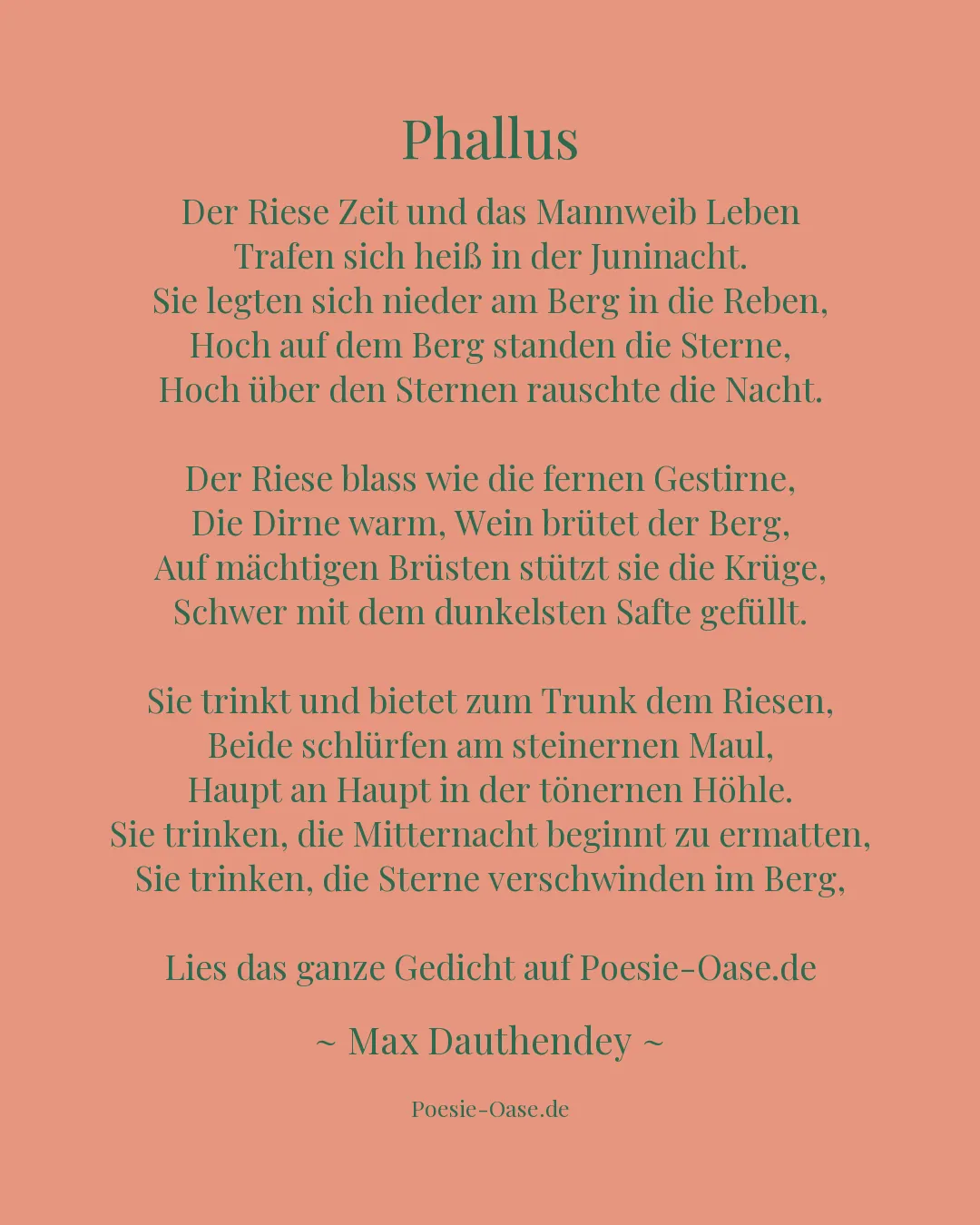 Illustration zu Phallus