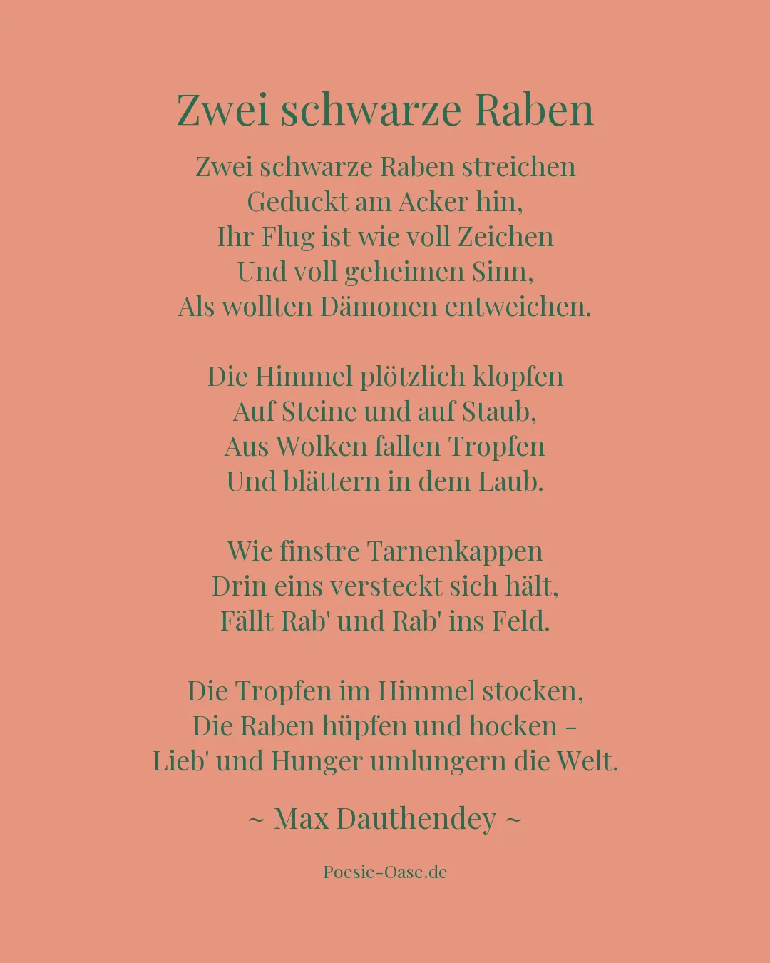 Illustration zu Zwei schwarze Raben