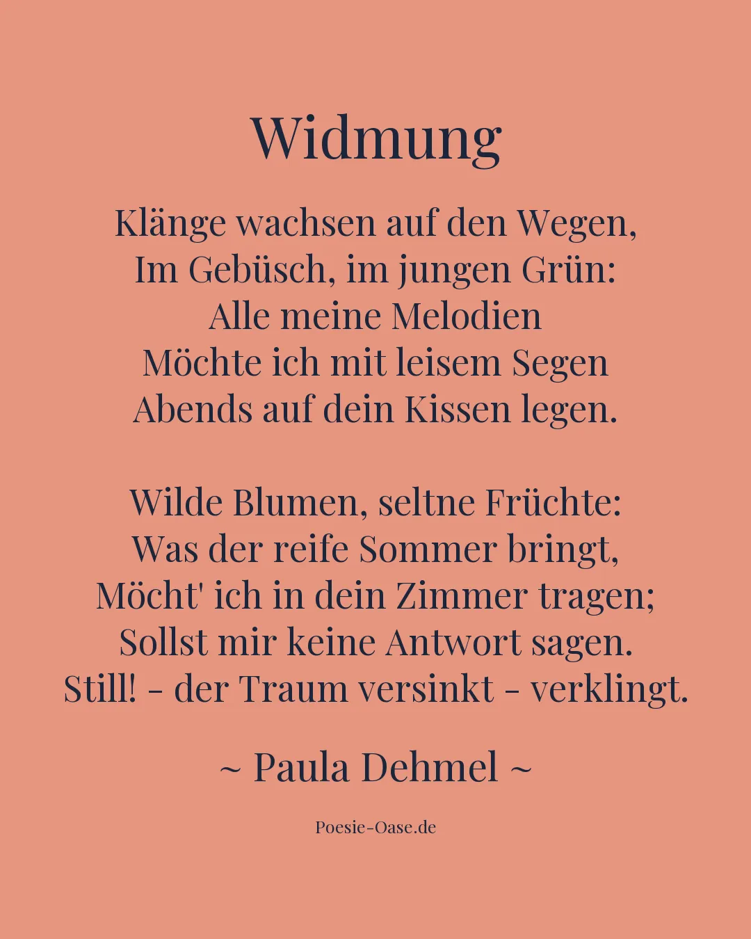 Illustration zu Widmung