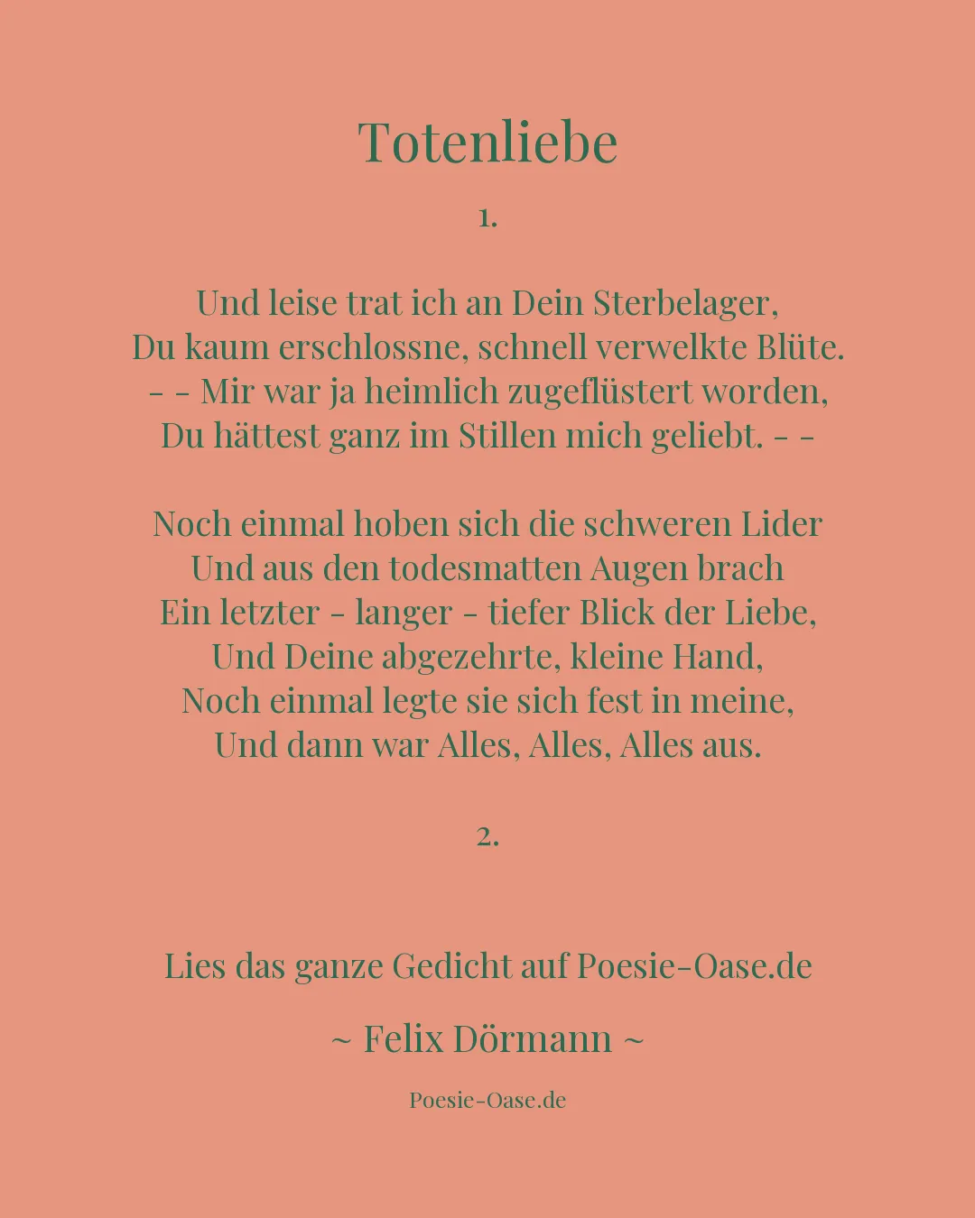 Illustration zu Totenliebe