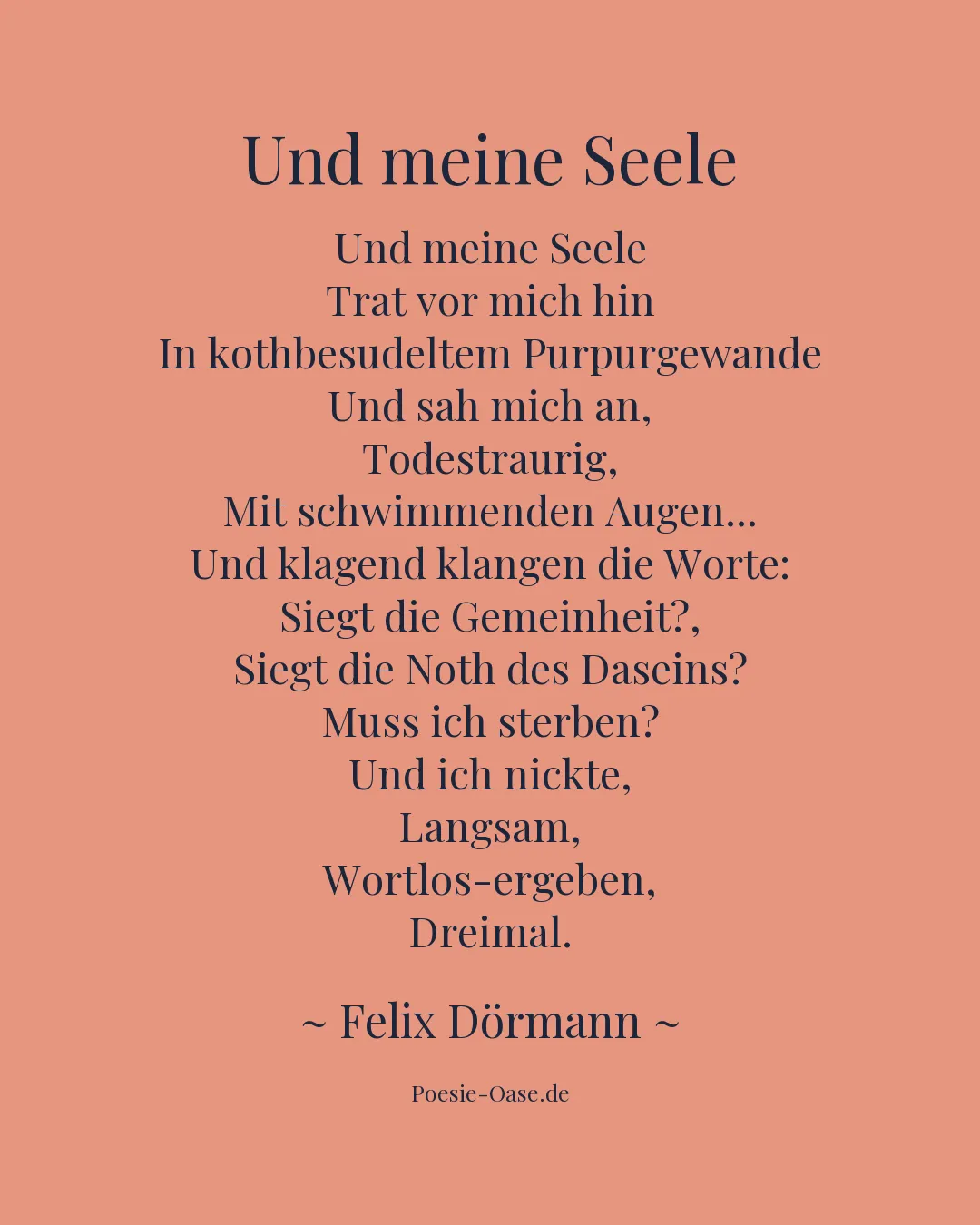 Illustration zu Und meine Seele