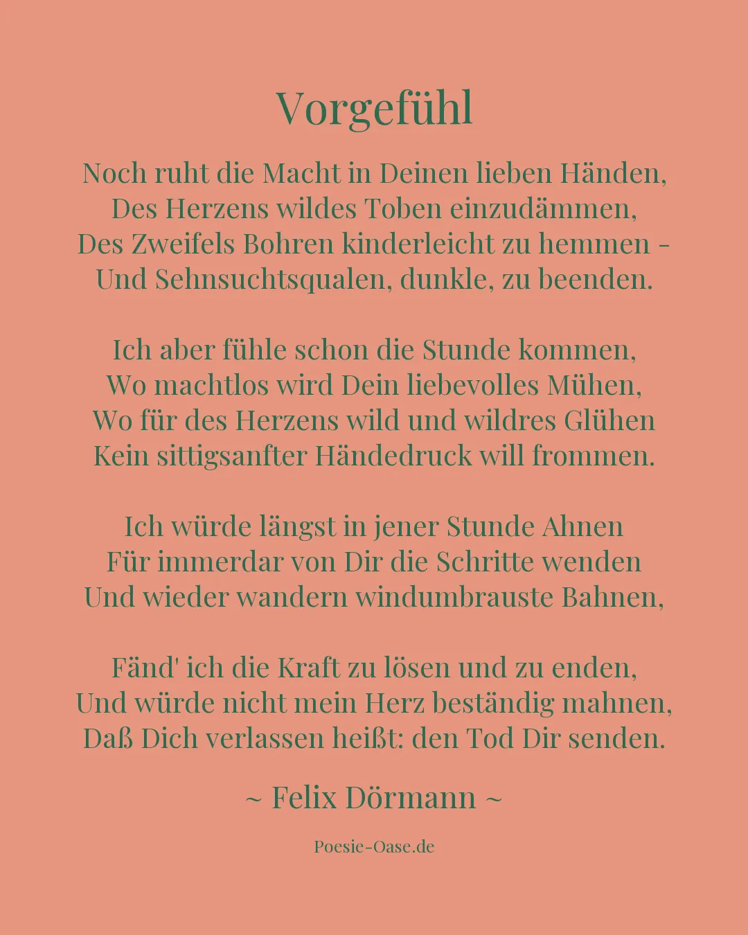 Illustration zu Vorgefühl