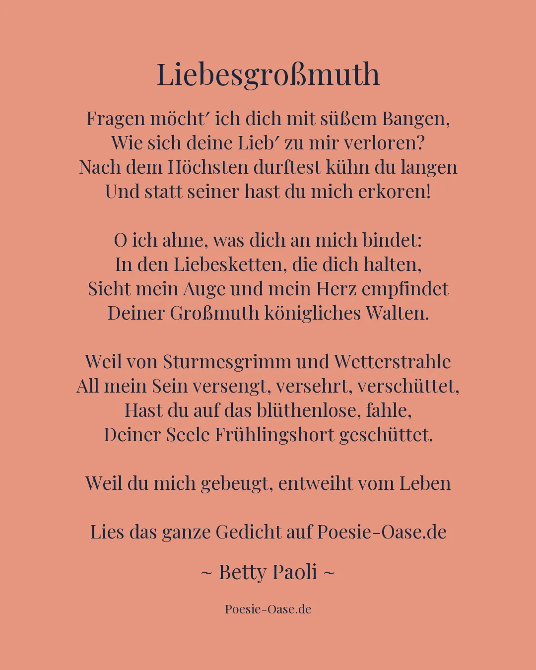 Illustration zu Liebesgroßmuth