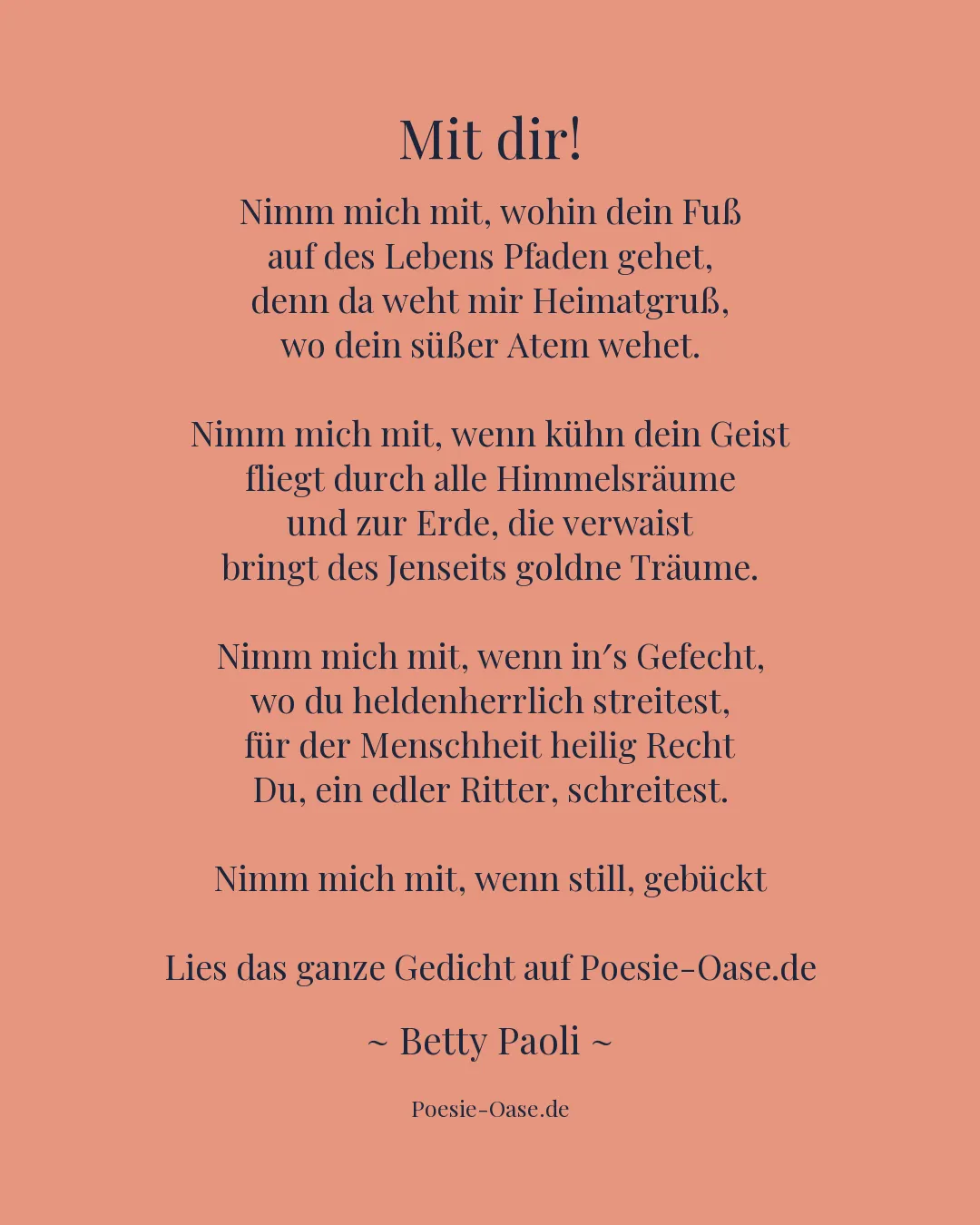 Illustration zu Mit dir!