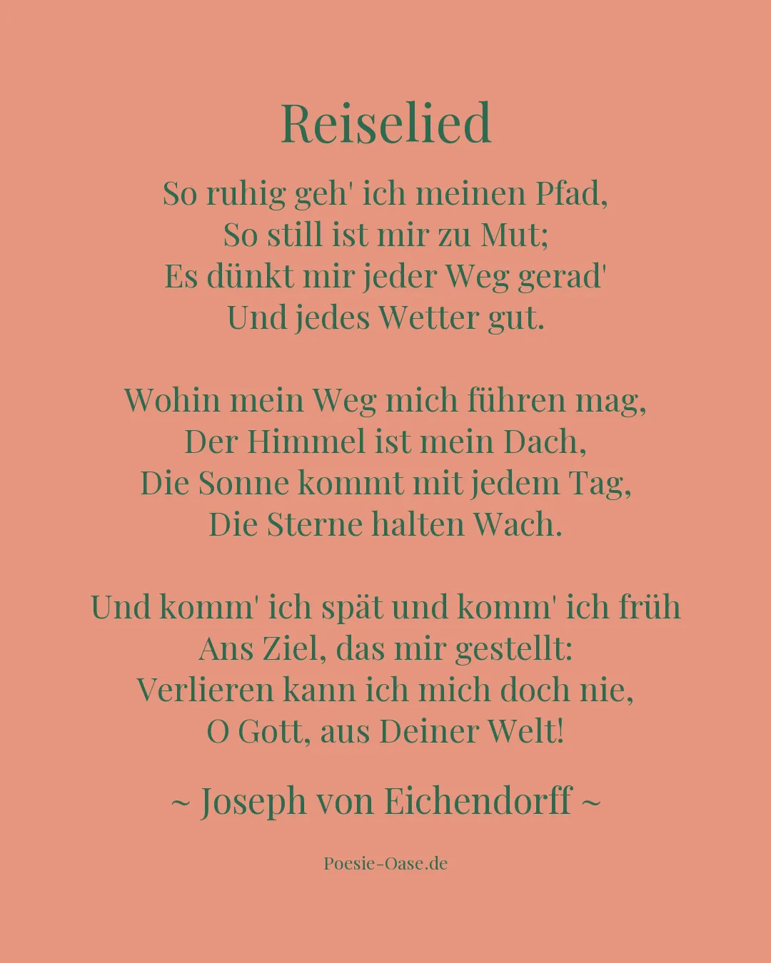 Illustration zu Reiselied