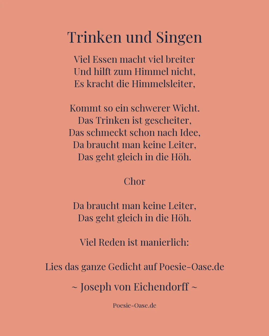 Illustration zu Trinken und Singen