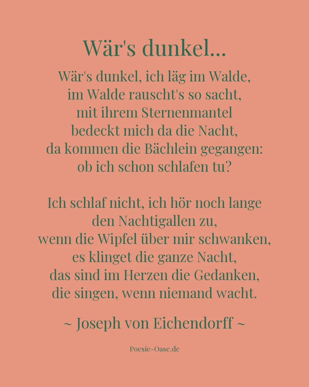 Illustration zu Wär's dunkel...