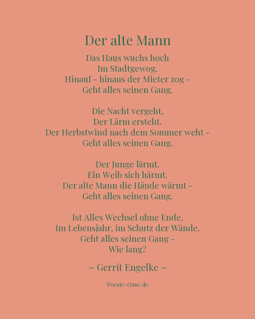 Illustration zu Der alte Mann