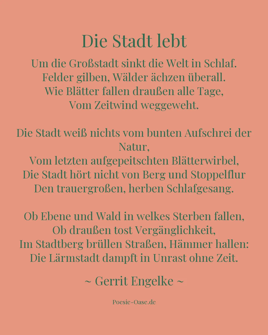 Illustration zu Die Stadt lebt