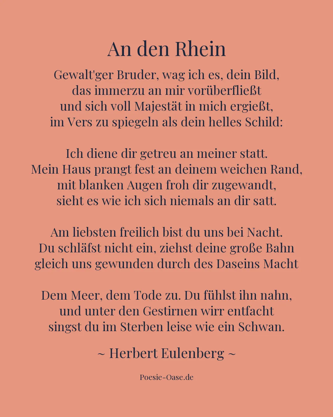 Illustration zu An den Rhein