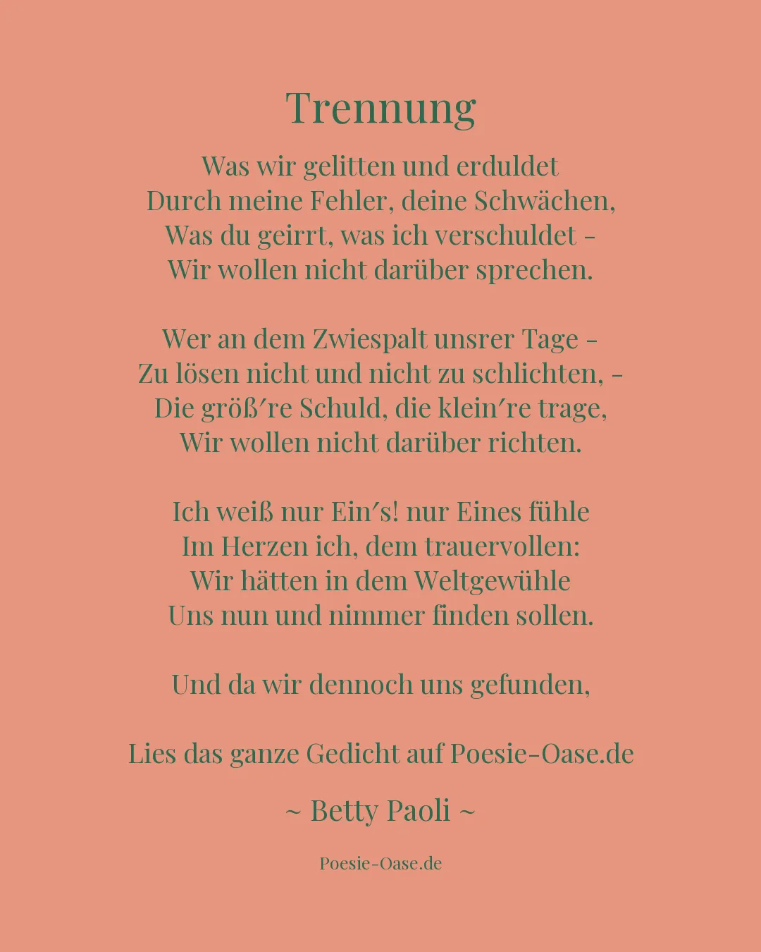 Illustration zu Trennung