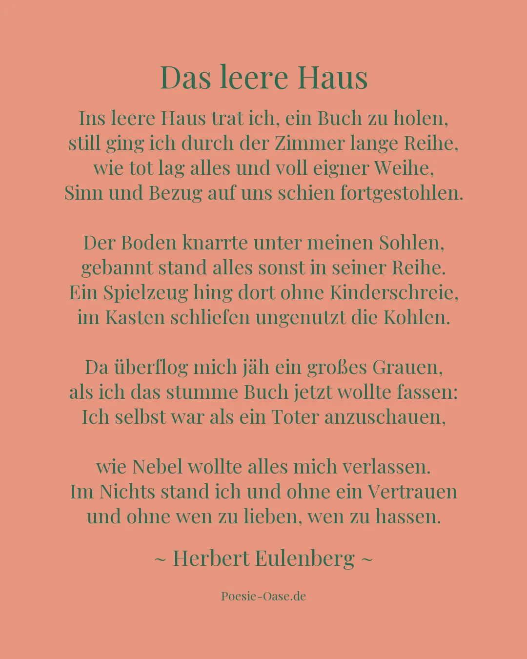 Illustration zu Das leere Haus