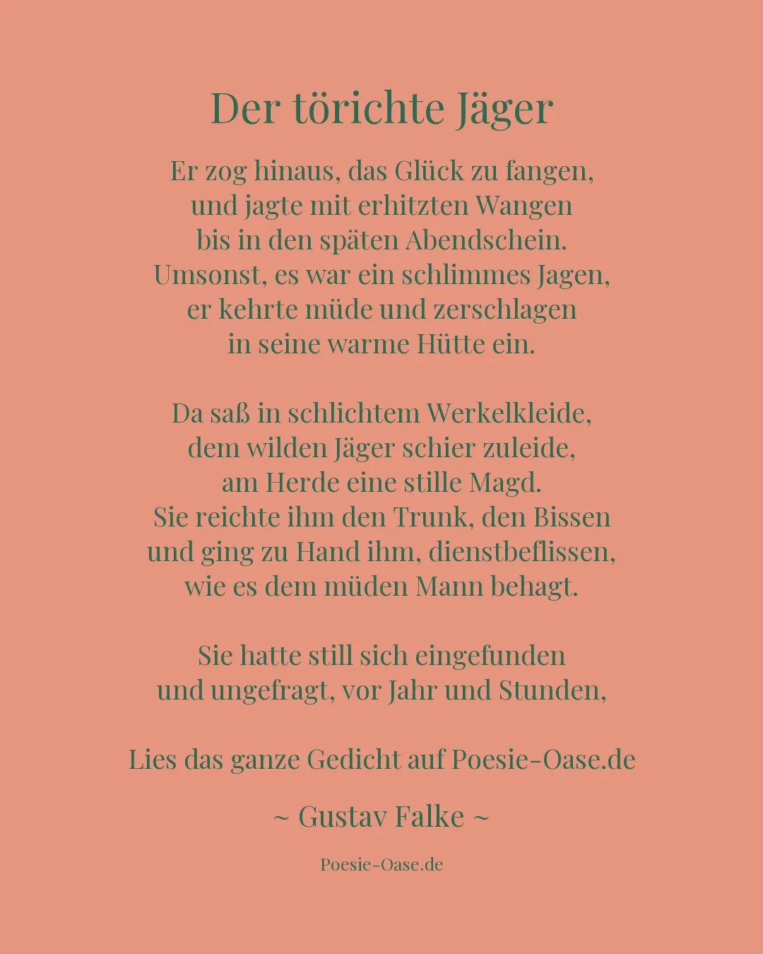 Illustration zu Der törichte Jäger