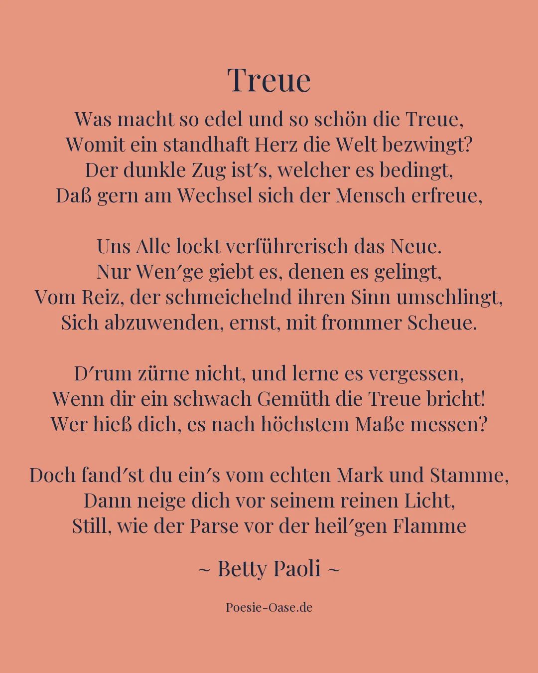 Illustration zu Treue