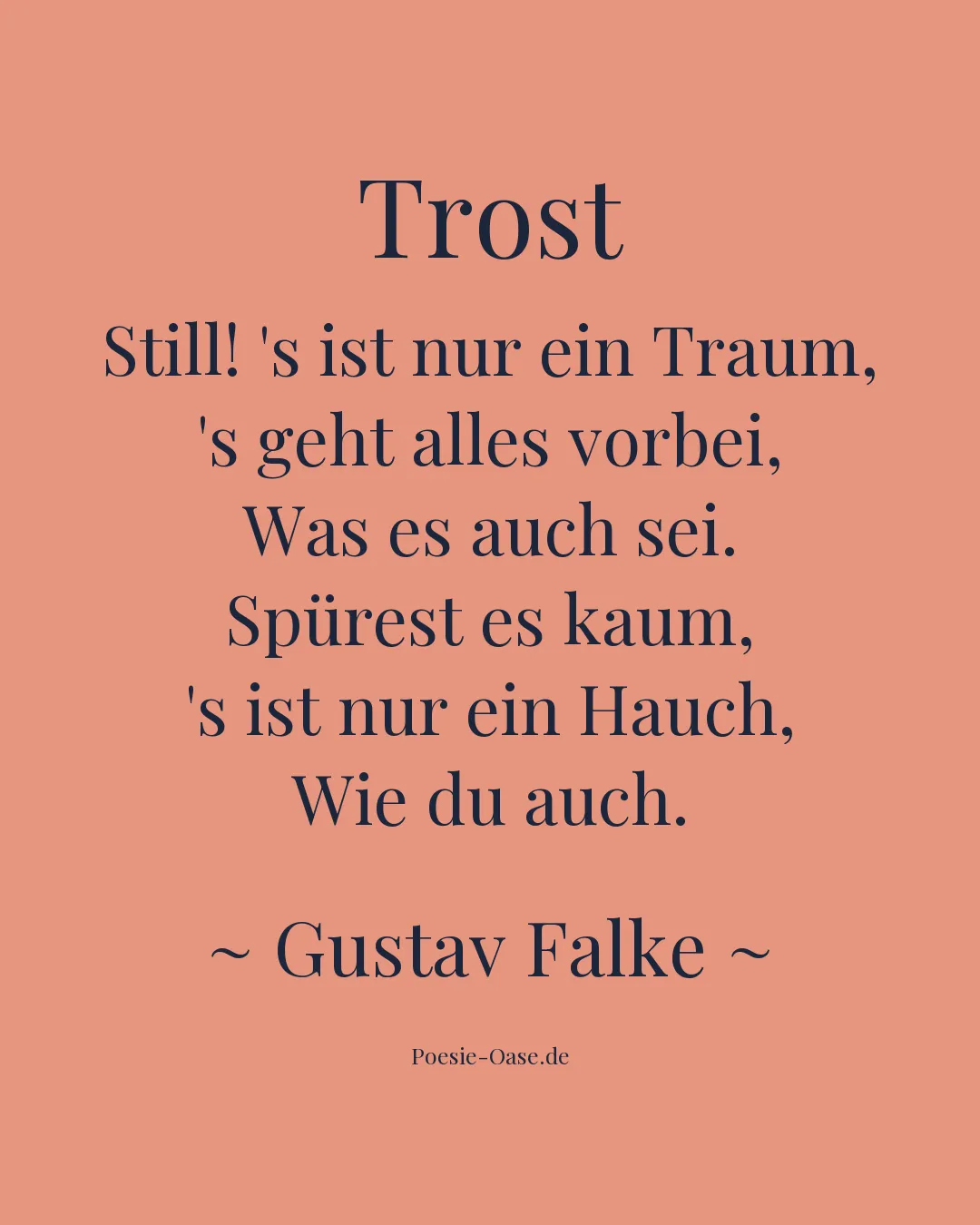 Illustration zu Trost