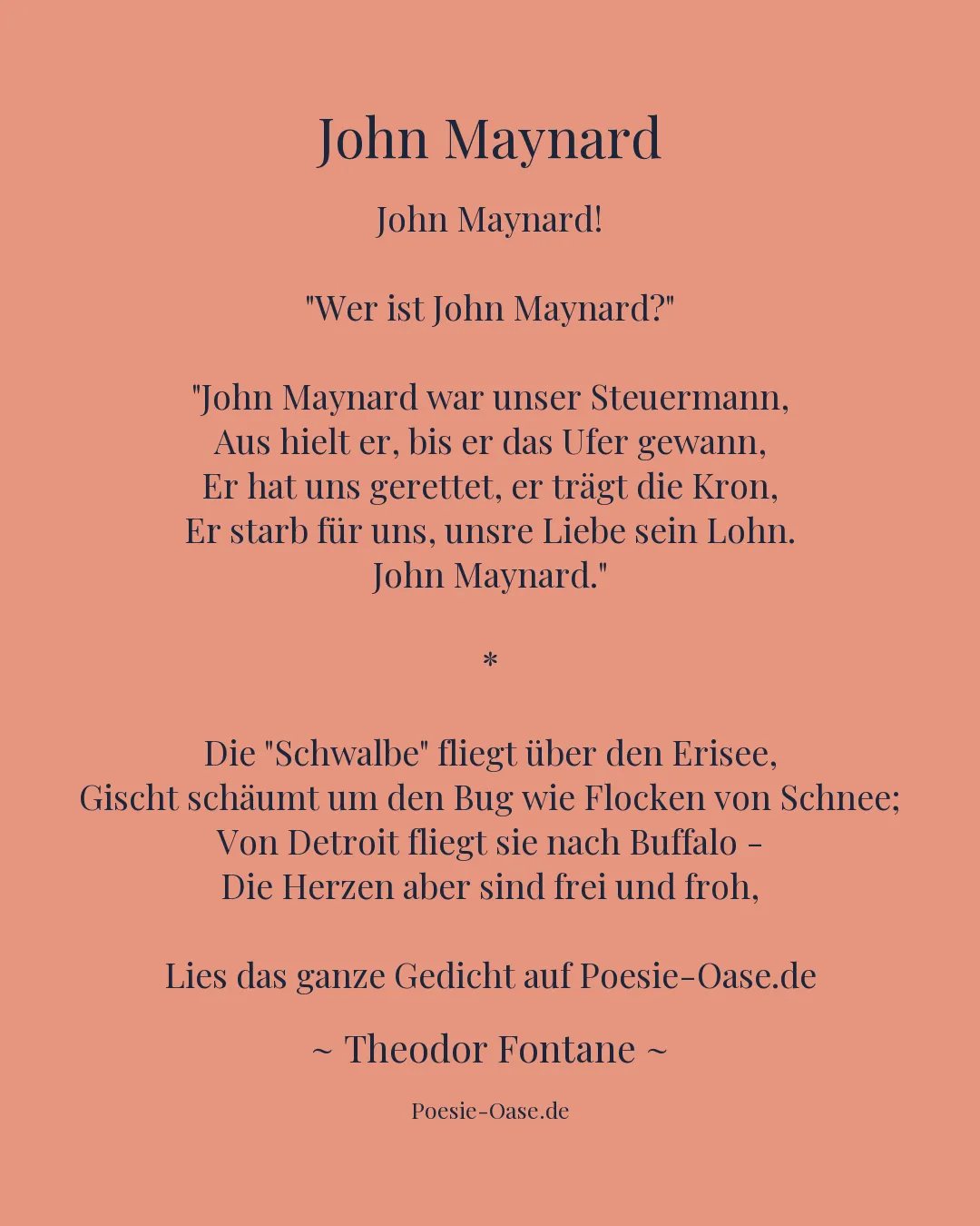 Illustration zu John Maynard