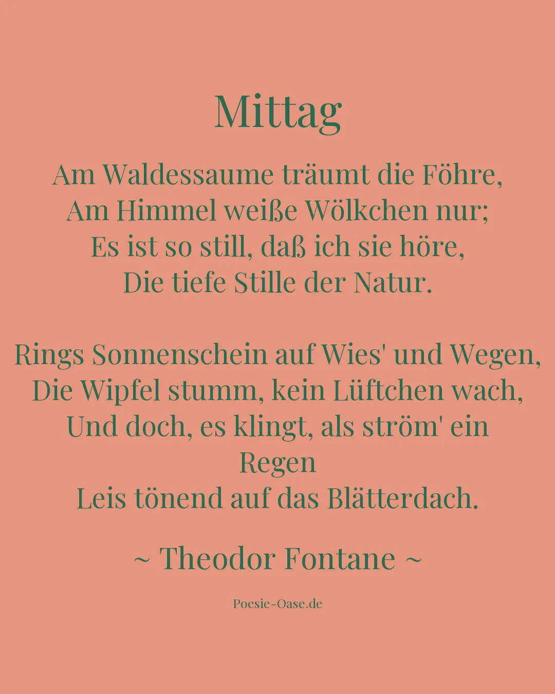 Illustration zu Mittag