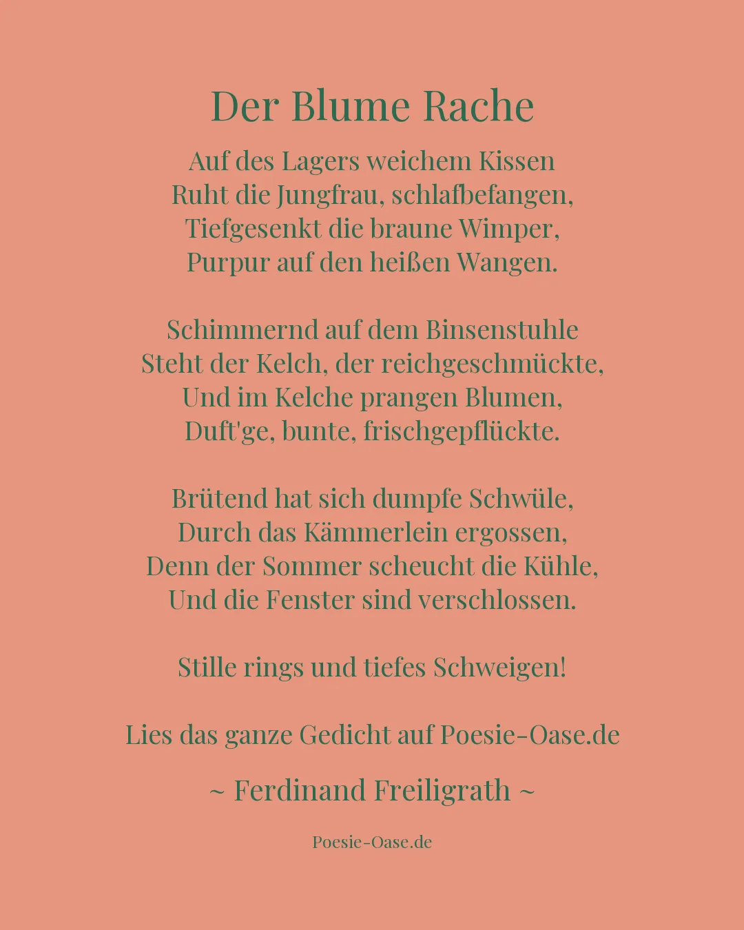 Illustration zu Der Blume Rache