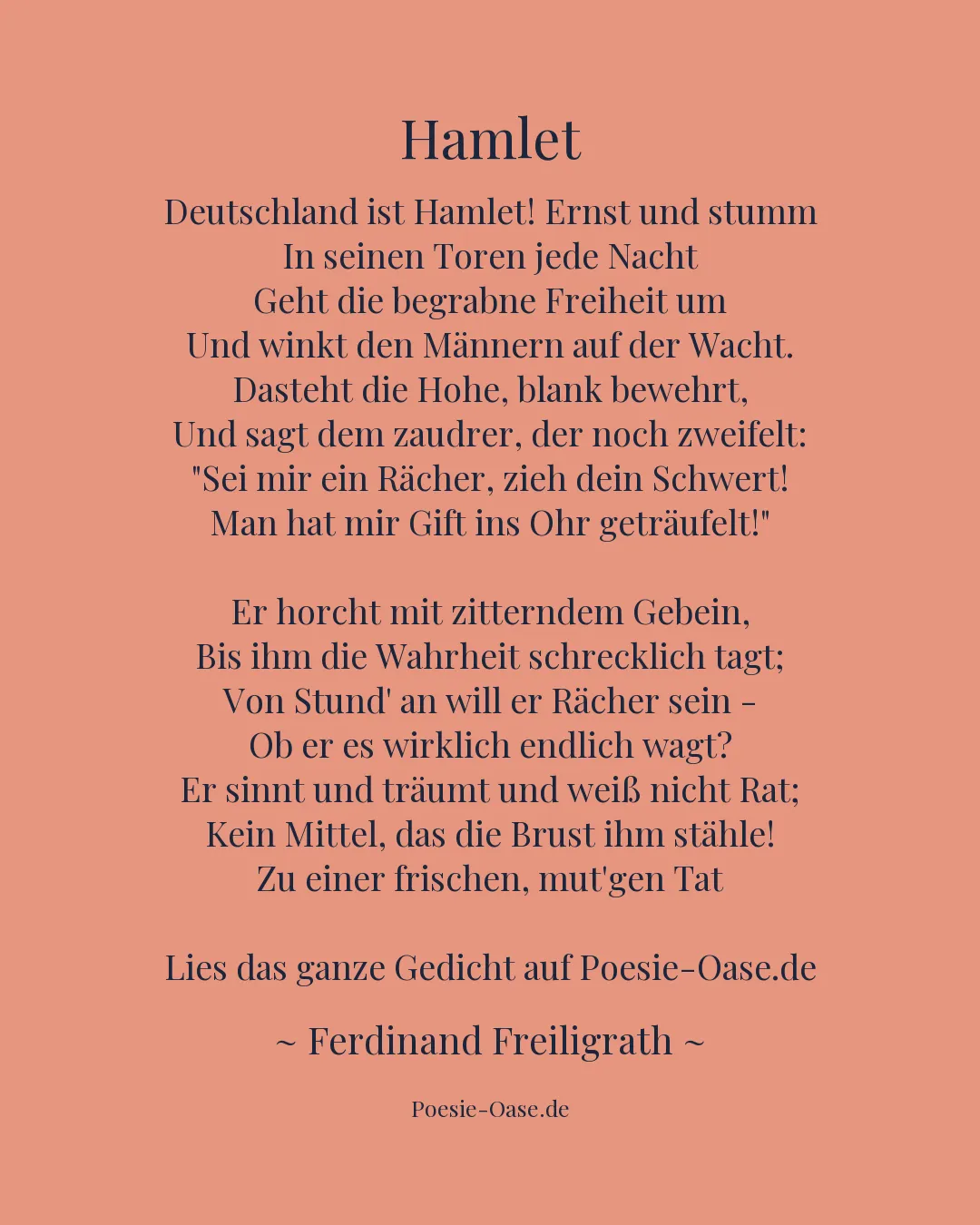 Illustration zu Hamlet
