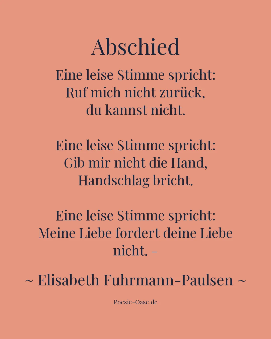 Illustration zu Abschied