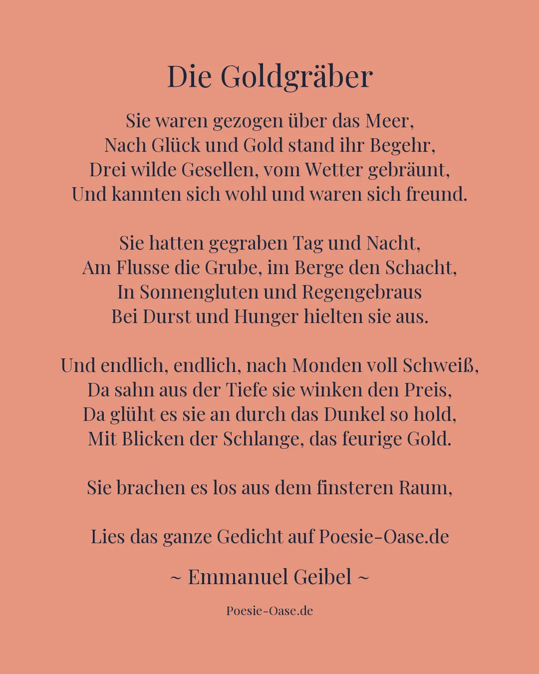 Illustration zu Die Goldgräber