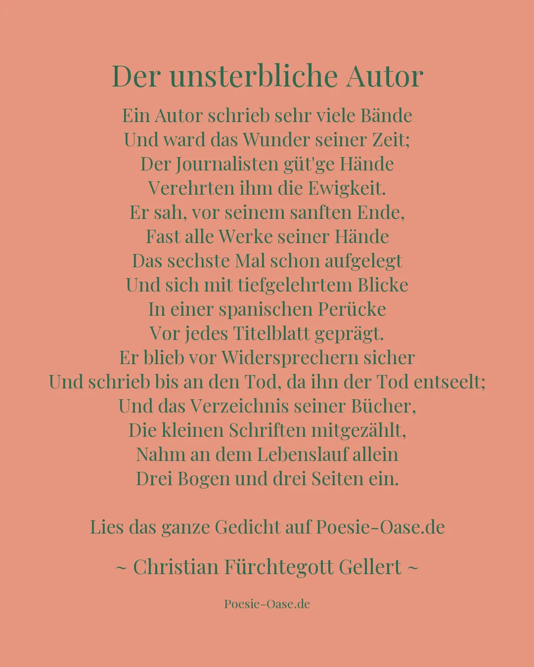 Illustration zu Der unsterbliche Autor