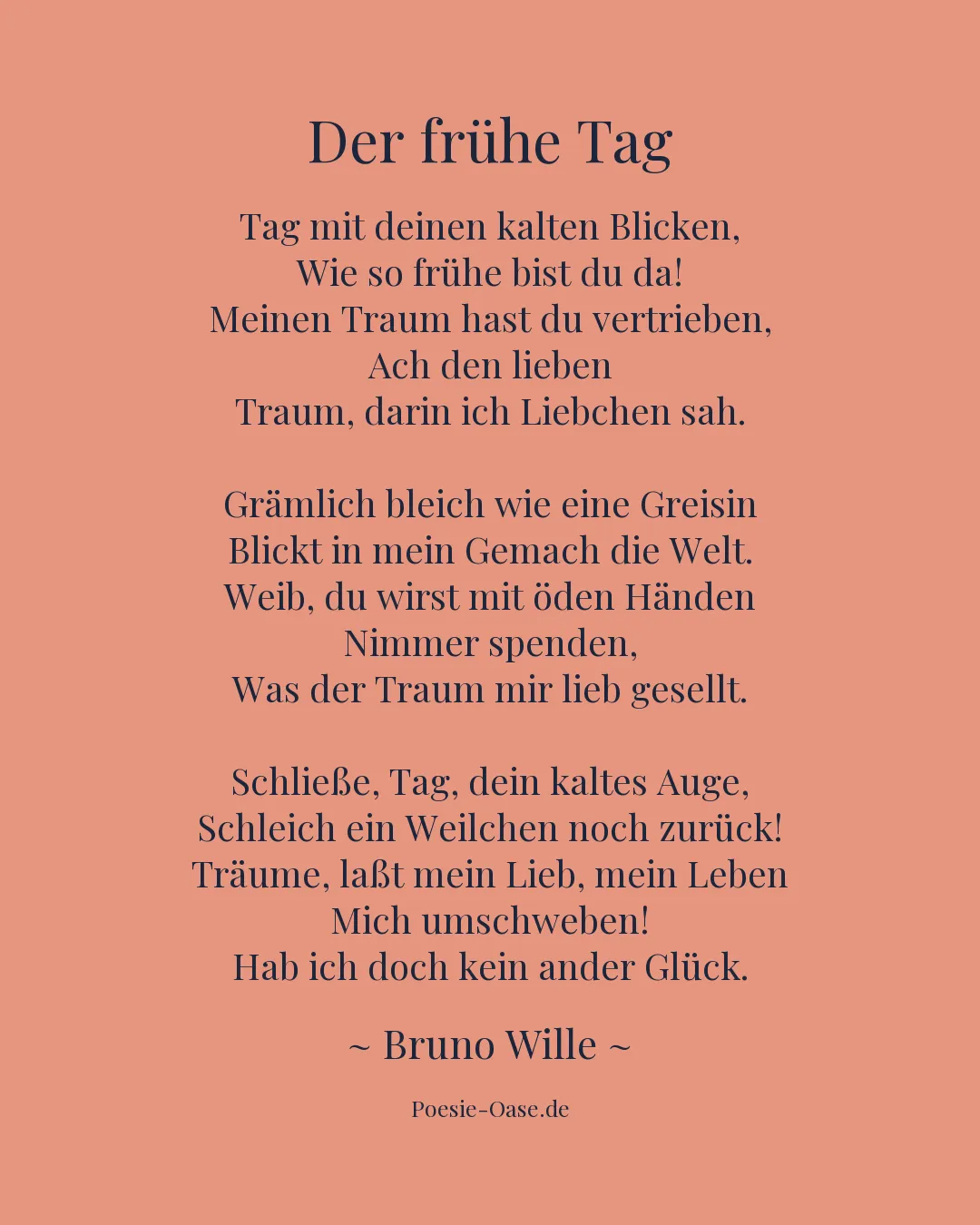 Illustration zu Der frühe Tag