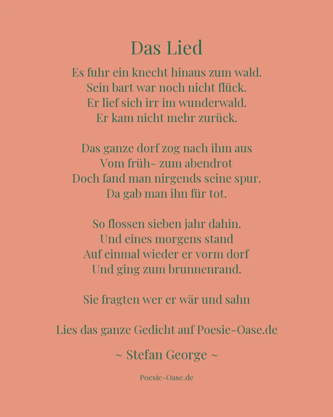 Illustration zu Das Lied