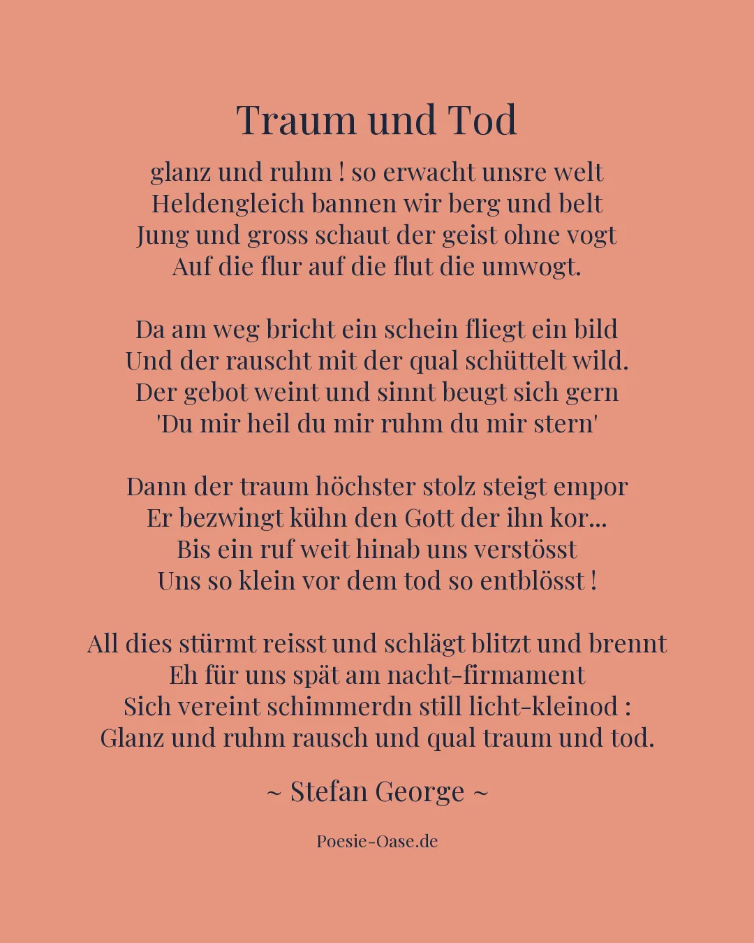 Illustration zu Traum und Tod