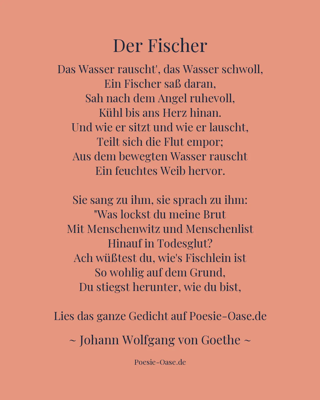 Illustration zu Der Fischer