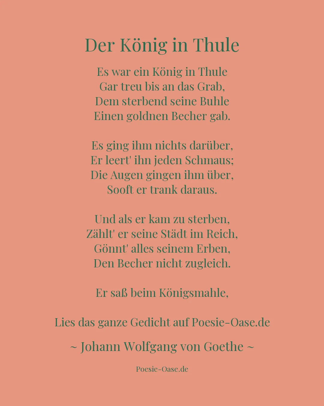 Illustration zu Der König in Thule