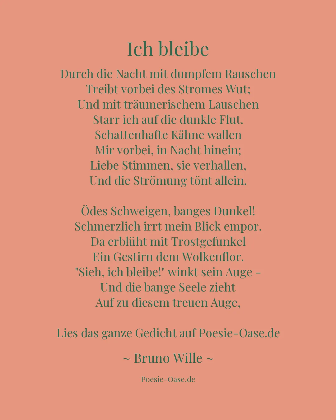 Illustration zu Ich bleibe