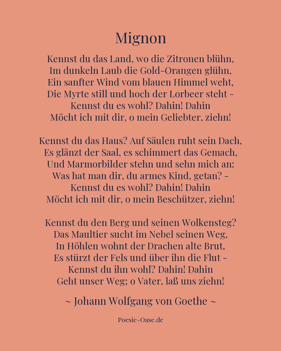Illustration zu Mignon