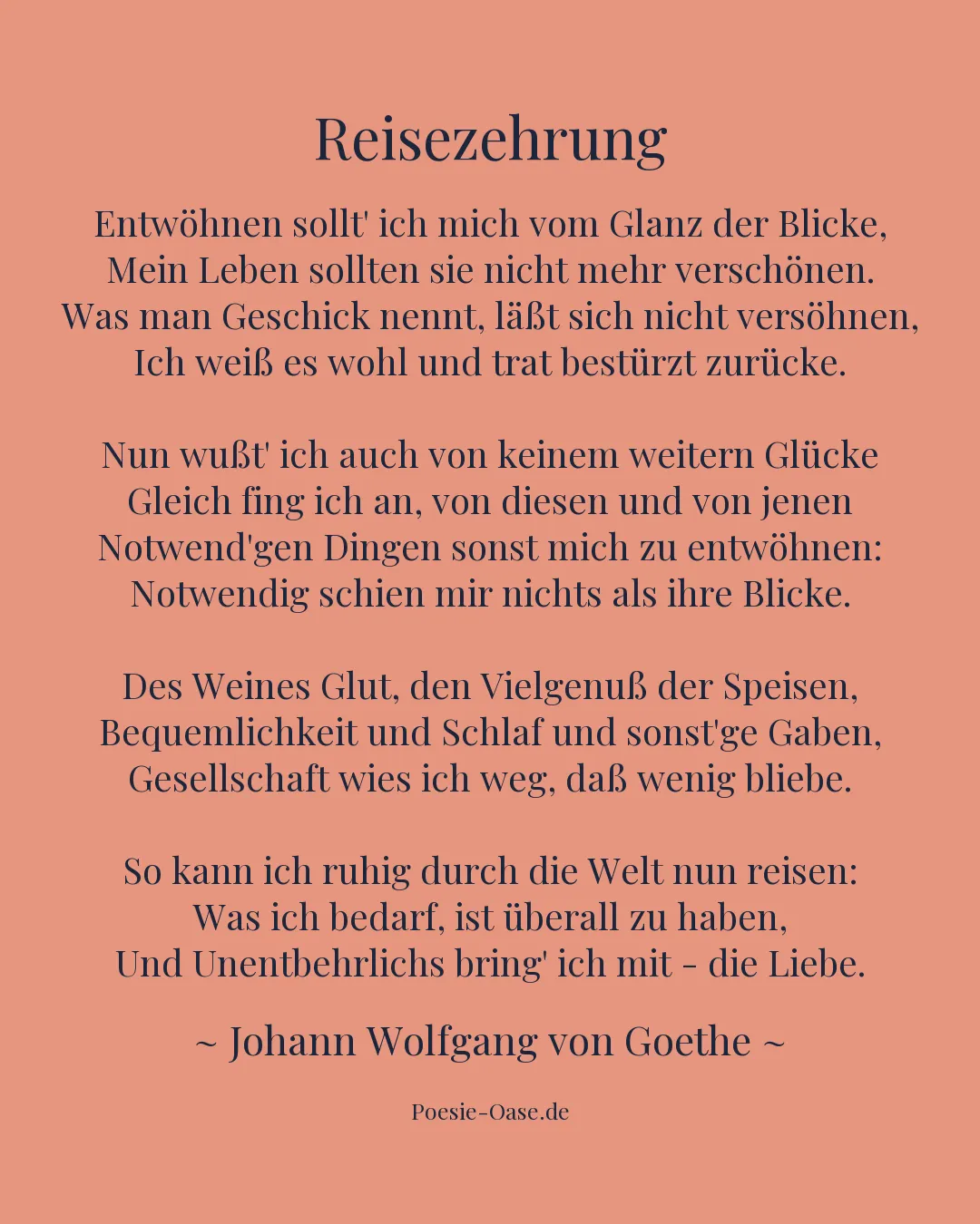 Illustration zu Reisezehrung