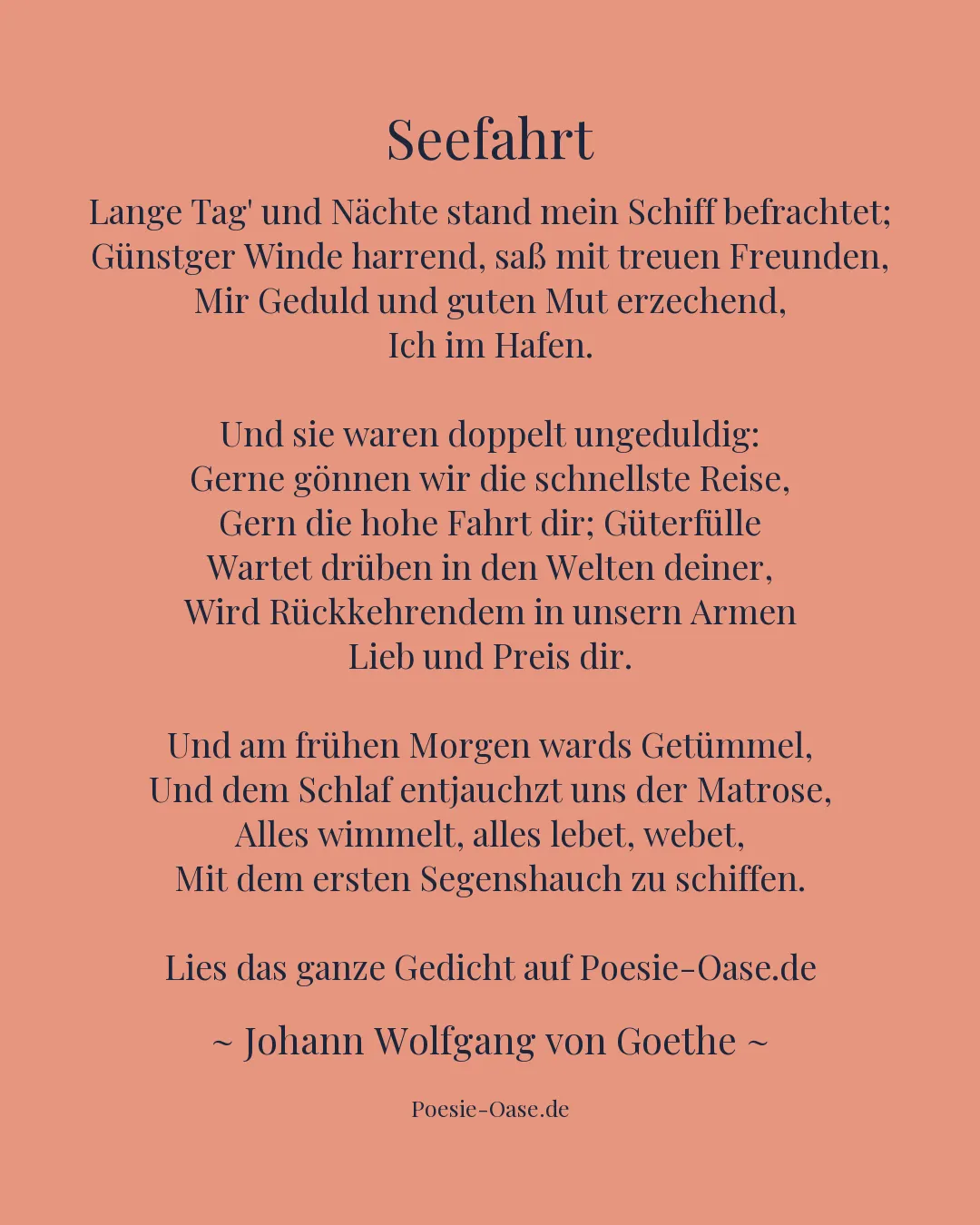 Illustration zu Seefahrt