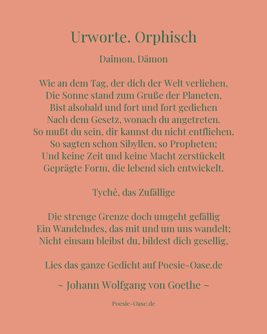 Illustration zu Urworte. Orphisch