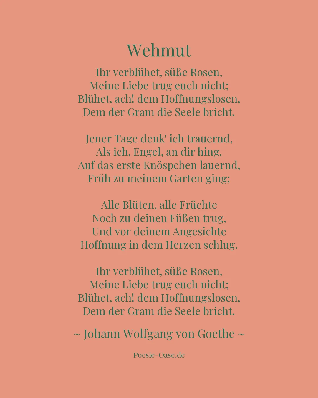 Illustration zu Wehmut