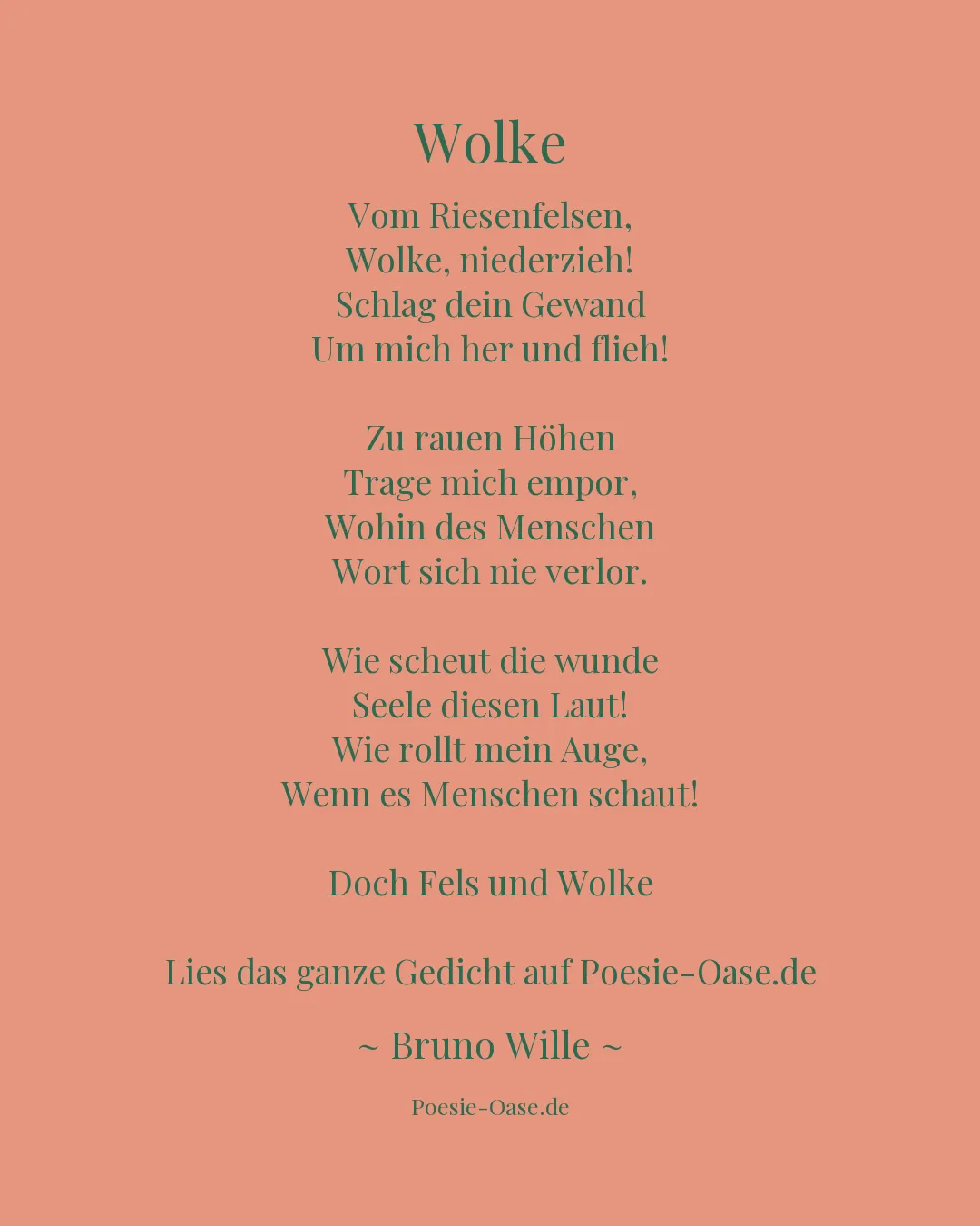 Illustration zu Wolke