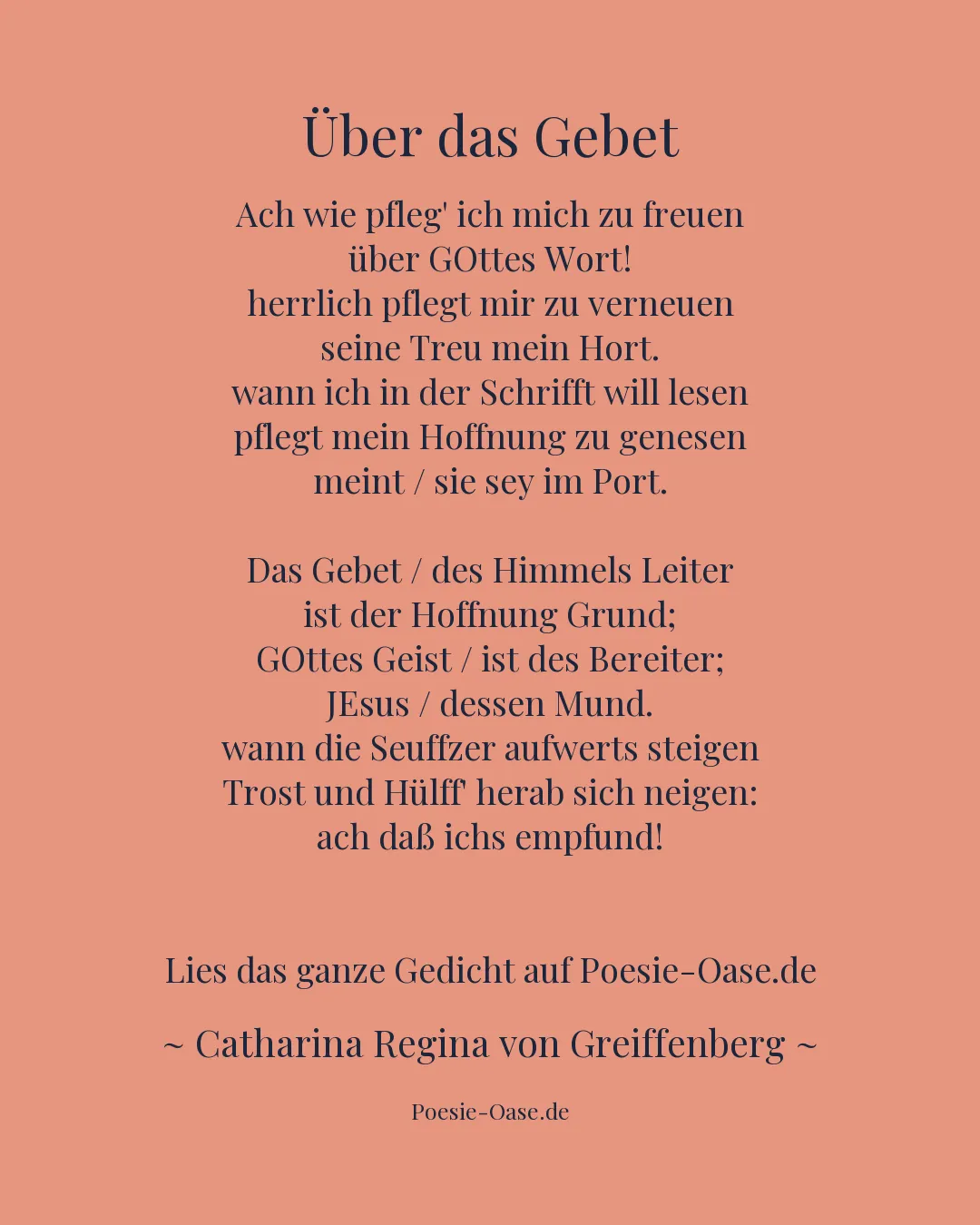 Illustration zu Über das Gebet