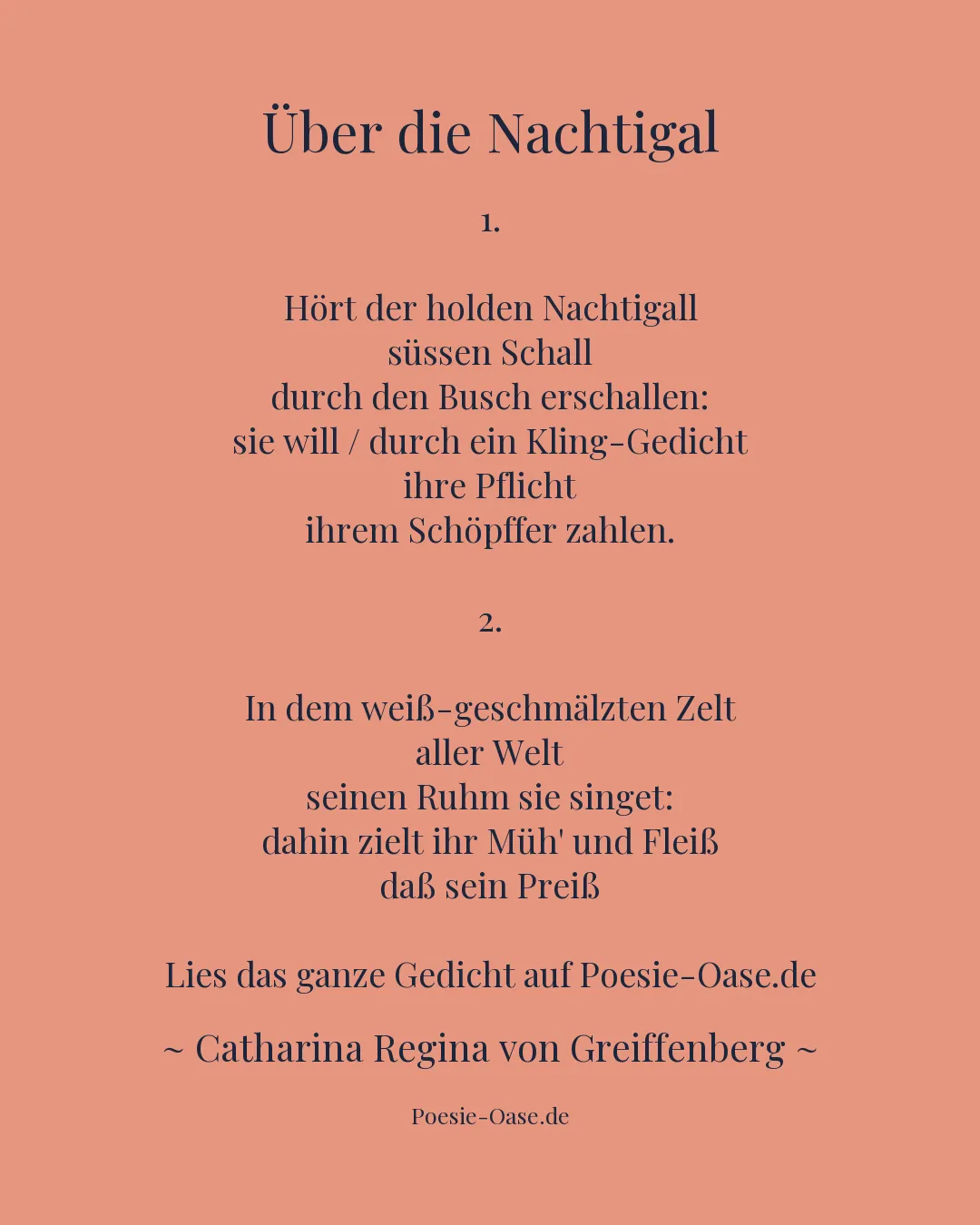 Illustration zu Über die Nachtigal