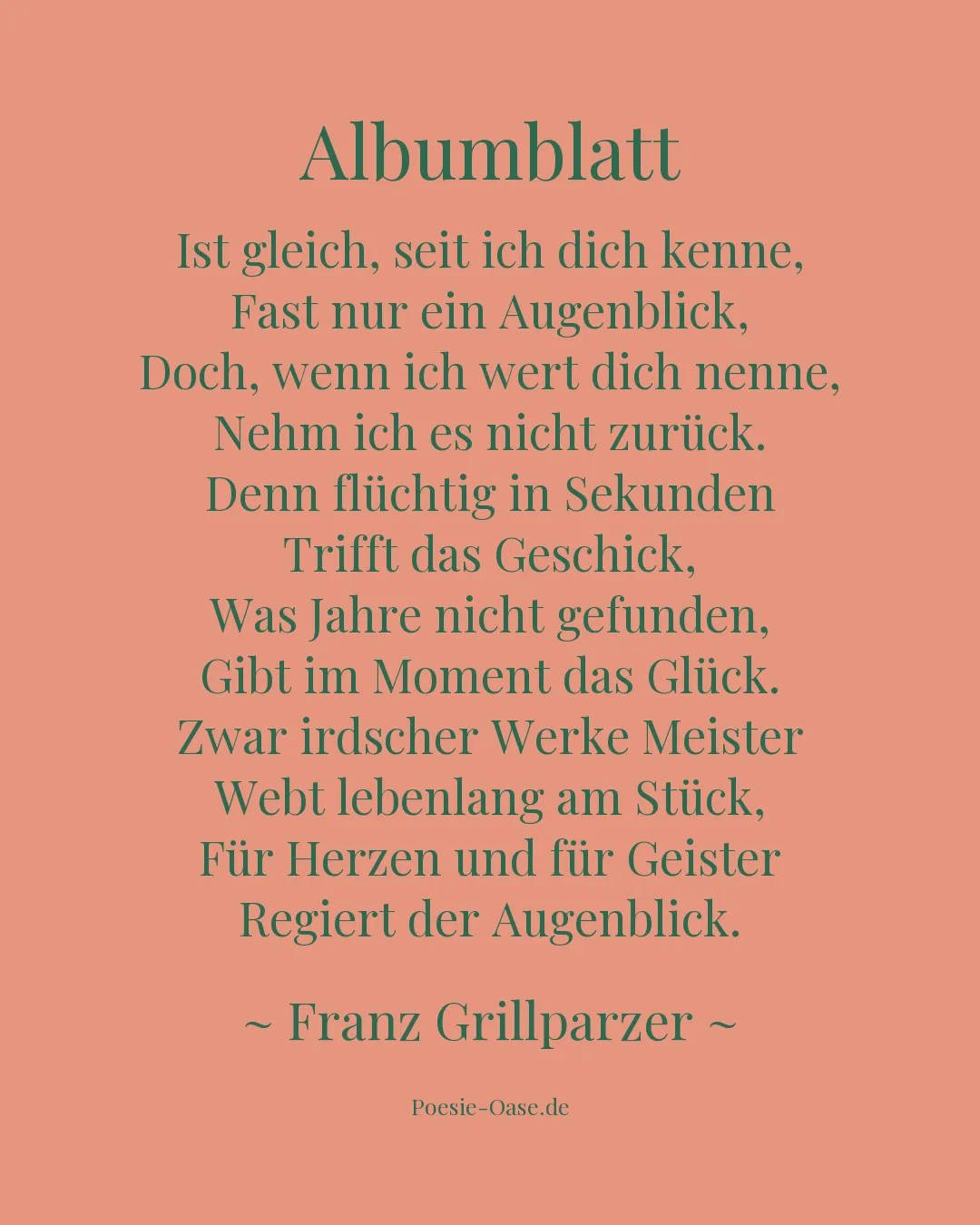 Illustration zu Albumblatt