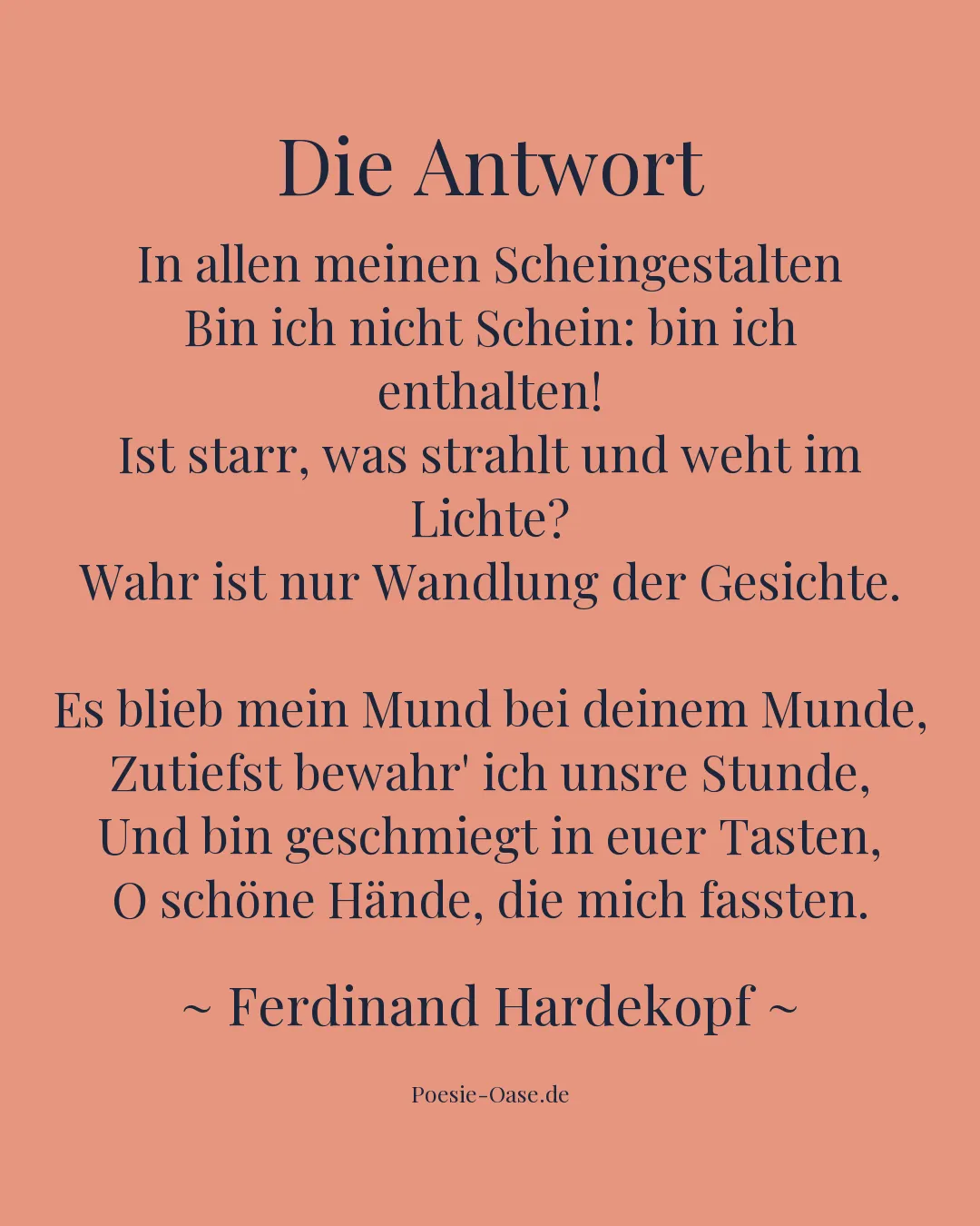 Illustration zu Die Antwort