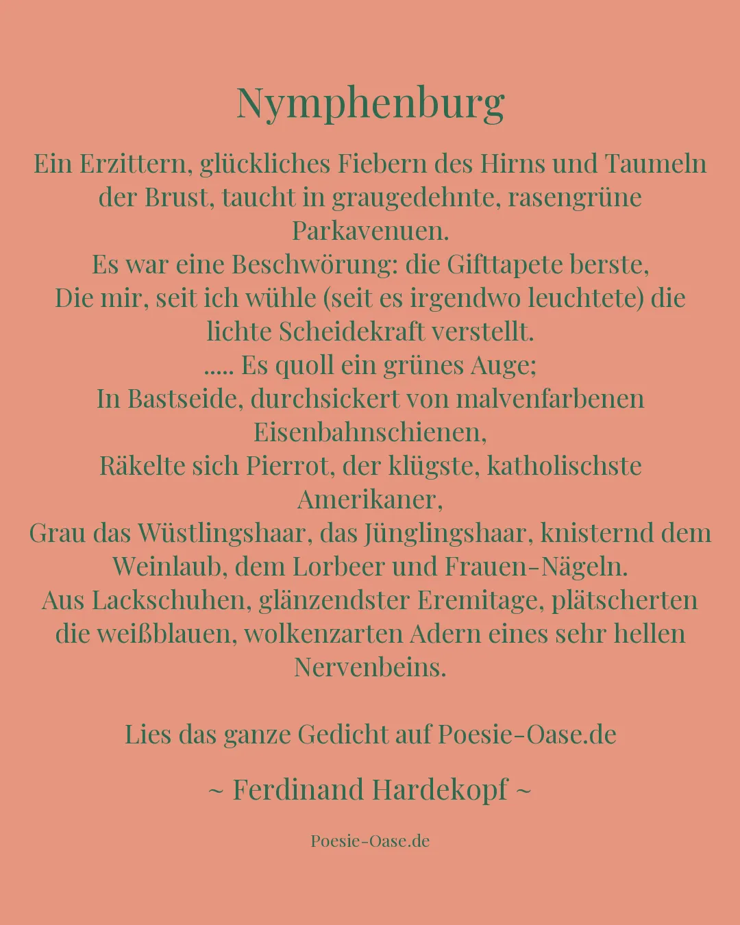 Illustration zu Nymphenburg