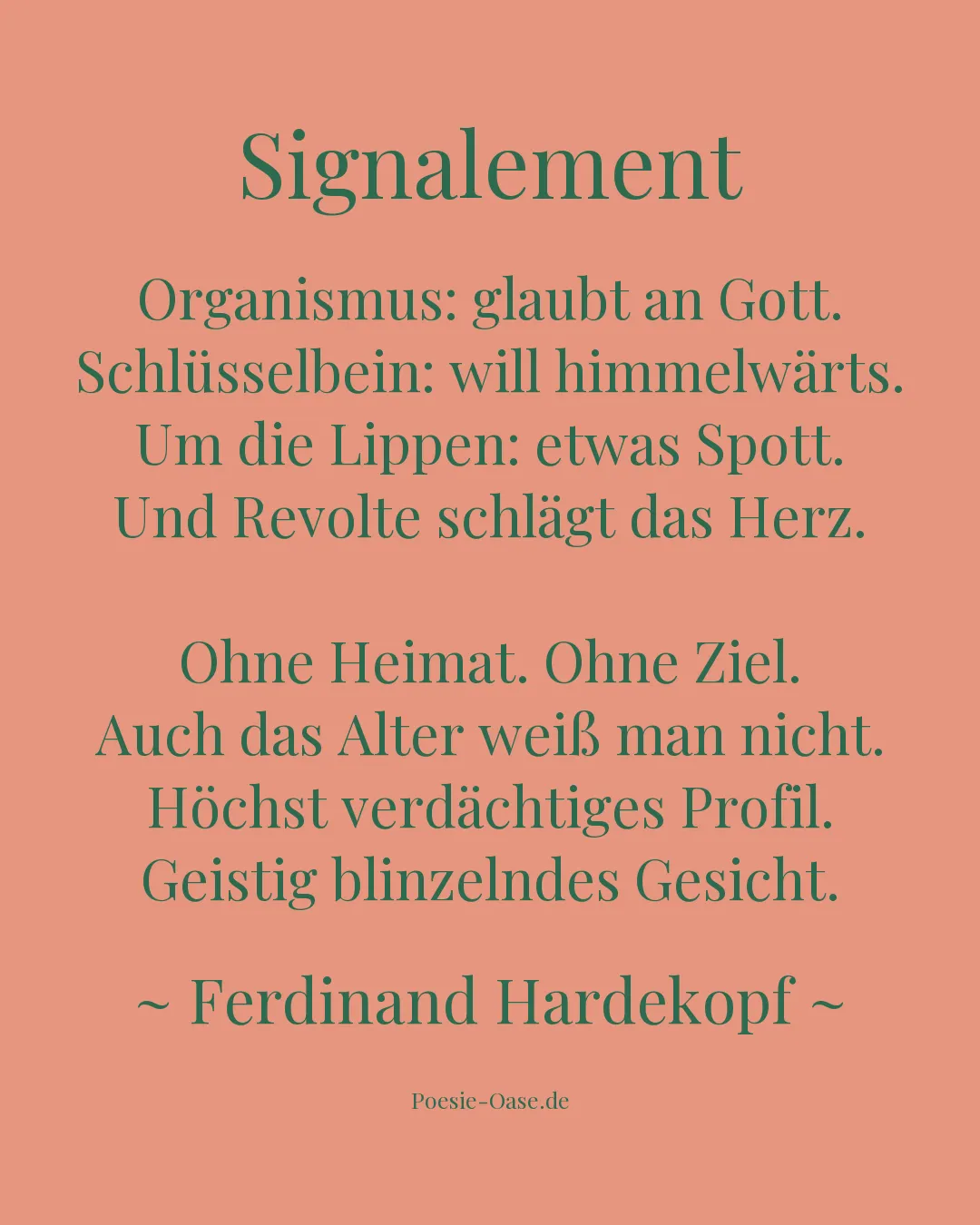 Illustration zu Signalement