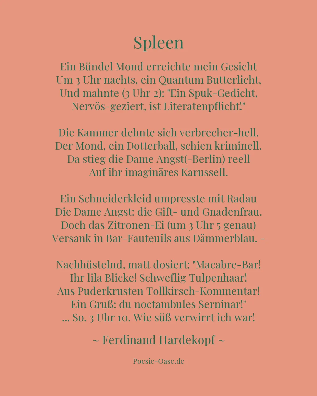 Illustration zu Spleen