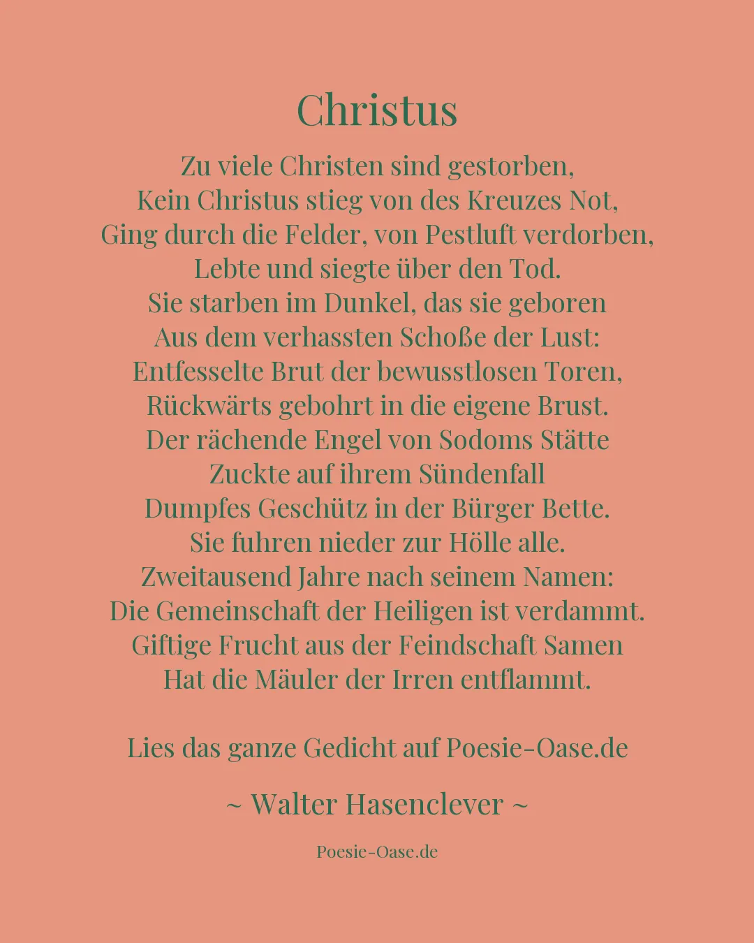 Illustration zu Christus